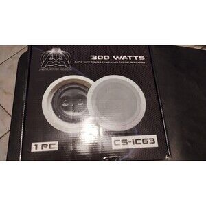 Acoustic Audio CS-IC63 Flush Mount In Ceiling Speakers with 6.5" Woofers 2 Pack